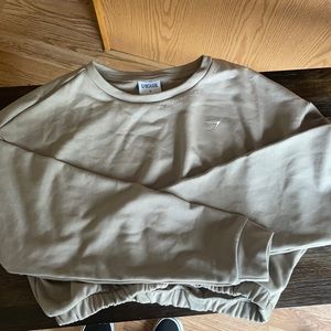 COPY - Whitney Simmons cropped hoodie in mink